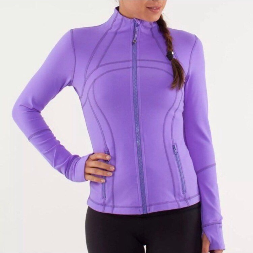 Lilac Purple Lululemon Scuba Jacket